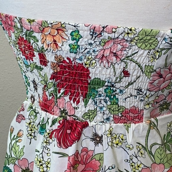 Old Navy Strapless Summer Floral Dress Size 6 - Picture 4 of 11